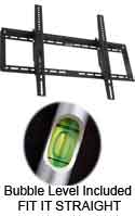 Lorenzo Porsche II Carbon Black Easy Installation Ultra Low Profile Flat Panel LCD TV Wall Mount Bracket with Touch & Tilt System up to 37" 
