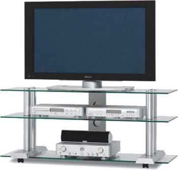 Dual Layer AV Rack and Professional Plasma / LCD Mounting System suitable for upto 60"