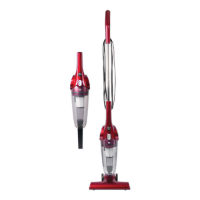 Add a review for: 2-in-1 Upright & Handheld Vacuum - Red