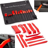 Add a review for: 11Pc Car Trim Door Panel Removal Tool Molding Set Kit Pouch Pry Interior Van DIY