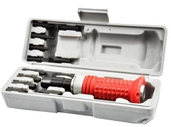 14PC Impact Screwdriver & Socket Driver Set & Case Mechanics Stuck/Frozen Screw