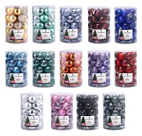 Add a review for: 34pc Christmas Tree Baubles Decoration Matt Shiny Glitter Sheen Xmas Assorted