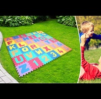 Add a review for: 36pc Foam Alphabet & Number Puzzle Play Mat