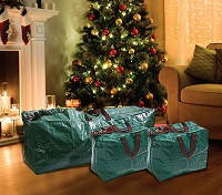 3 Pack Christmas Tree and Decoration Storage Bags