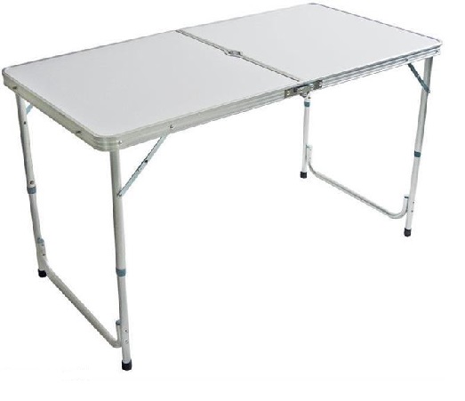 Folding Aluminium Lightweight Trestle Camping Table (4 foot long)