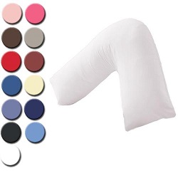Add a review for: Cover for V Shaped Orthopedic Pillow Case Back Neck Support Nursing Maternity 