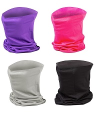 Adults Unisex Snood Face Covering Multipurpose Neck Warmer Assorted Colour Scarf
