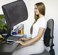 Add a review for: Posture Therapy Lumbar Back Support Cushion Office Car Chair Seat Sciatica Disc