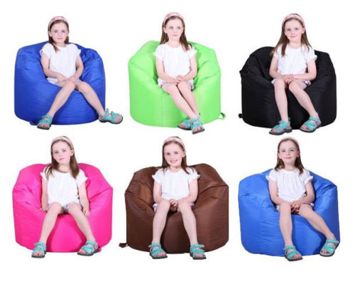 XL X-Large Kids Teen Childrens Round Beanbag Gamer Bean Bag Chair Cushion Sofa 