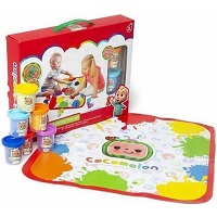 CoComelon Touch and Feel Play Set Tray Kids Sensory Dough Sand & Foam 3+ Gift