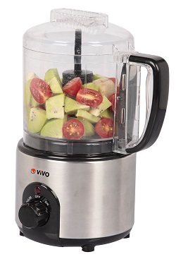 Add a review for: ViVo Mini Multi Function Food Processor Chopper Dual Blade Stainless Steel Body
