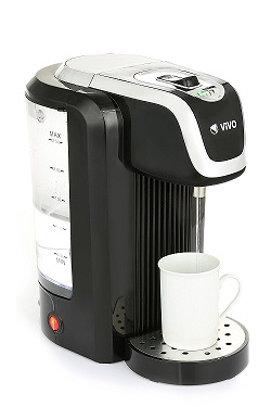 Vivo  Instant Hot Water Dispenser Kettle 2.5 Litre Black / Silver Boils in Seconds Professional Cafe
