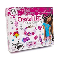 Crystal Light up Jewellery & Keyring Set