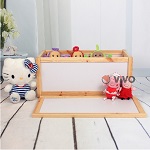 Add a review for: Wooden Toy Storage Unit Chest Box Childrens Toys Boxes Tidy Room Bedroom Xmas