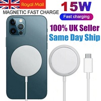 Add a review for: 15W Magnetic Magsafe Fast Charging Charger Pad For iPhone12 Pro Max 12 Mini UK!!