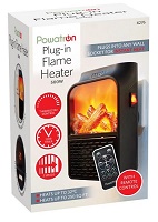 Add a review for: Remote Control Log Fire Portable Plug In Electric Heater with Timer Speed 500W