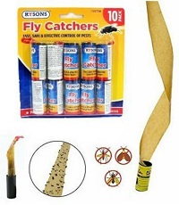 10pc Fly Insects Bugs Wasp Poison Free Sticky Papers Traps Catchers Office Home