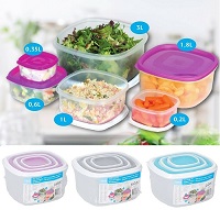 Add a review for:  12Pcs Food Storage Containers Lids Box Durable Plastic Bowl Kitchen Microwave UK