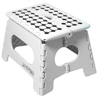 Add a review for: Dekton White Folding Step Stool 150kg Max Anti Slip Home Workplace Aid Ladder