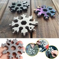 Add a review for:  18 In 1 DIY Stainless Multi-Tool Portable Snowflake Shape Key Chain Screwdriver