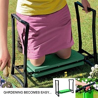 Add a review for: PORTABLE FOLDING GARDEN KNEELER FOR GARDENING KNEE PAD FOAM PADDED SEAT STOOL 