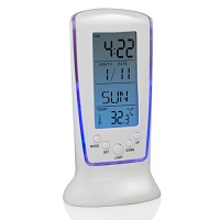 Add a review for: LCD Digital Alarm clock calendar Thermometer LED Backlight 