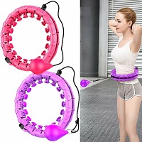 Add a review for: PINK/PURPLE - 24 Knots Smart Weighted Hula Hoop Massage Function Lose Weight Adjustable Adult