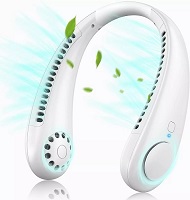 Add a review for: Portable Neck Fan Rechargeable 3 Speed Air Cooler Hanging USB Lazy Neckband