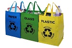 Add a review for: Premier Housewares Recycle Bags - Set of 3, Multi-Coloured