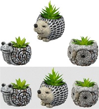 Add a review for:  3 X Animal Artificial Plants Pot Indoor Outdoor Potted Home Decor Planter Window