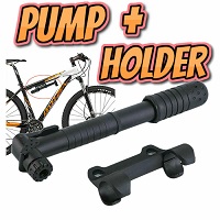Add a review for: Portable Mini Bicycle Bike Pump Multi Valve Fitment Tyre Inflator Lightweight