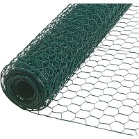 Add a review for: PVC Coated Galvanised Chicken Wire Rabbit Mesh Fencing Aviary Fence Netting