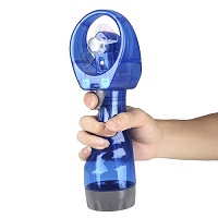 Add a review for: Portable Hand Held Spray Fan Mist Water Battery Air Bottle Cooling Office