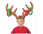 Add a review for: Christmas Inflatable Reindeer Antler Ring Toss Game Xmas Family Fun Party Toys