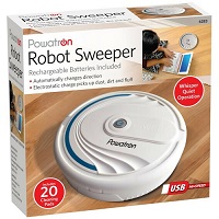 Add a review for: Rechargeable Robot Sweeper for Hard Floor Picks Up Dust, Dirt and Fluff Vacuum