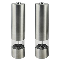Add a review for: Large Stainless Steel Electronic Salt And Pepper Mill Set