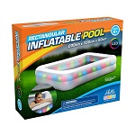 Led Rectangular inflatable swimming pool