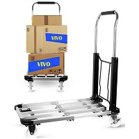 Add a review for: 18258 - 150Kg Foldable Platform Trolley Hand Truck Folding Cart Soft Grip Push Extendable