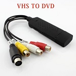 VHS to DVD Converter adapter USB 2.0 to 3 RCA Video TV DVD VHS Capture