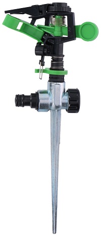Add a review for:  Garden Water Sprinkler Spike Tripod Sprayer Hose Pipe Lawn Grass 360 Degree 2fn.