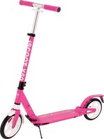 Ultimate iScoot X50 Pink Adult City Push Kick Scooter with Large 200MM Wheels, Dual Front and Rear Spring Comfort Suspension, Kick Stand, Mud / Rain Guards and Folding Frame with Carry Stray - Easy to Carry Light Weight Aluminium Kickboard
