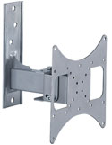 Professional "Shake Free" Fixed Single Arm LCD / Plasma Wall Mount Bracket up to 37"