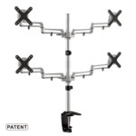 ET01-C048 Desk Brackets for 13"-23" LCD Monitors and screens