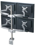 Add a review for: Quadruple Arm Desk Mounting System for LCD Monitor Screen & TV up to 23