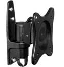 Lorenzo Porsche Black LCD Swivel Tilt Wall Mount: Suitable only for Vesa compliants 75x75mm / 100x100mm / 200x100mm / 200x200mm