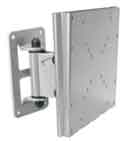 Fixed LCD Flat Screen Silver Swivel Wall Mount: Vesa compliant for 50X50 / 75X75 / 100X100 / 200X100 / 200X200