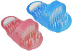 SHOWER FEET FOOT SCRUBBER MASSAGER CLEANER SPA EXFOLIATING WASHER WASH SLIPPER