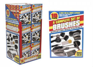 MEGA VALUE HOUSEHOLD BRUSH SET