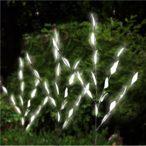 3 x Stylish Ornamental Branch Tree Leaf Solar Powered Outdoor Garden Led Lights