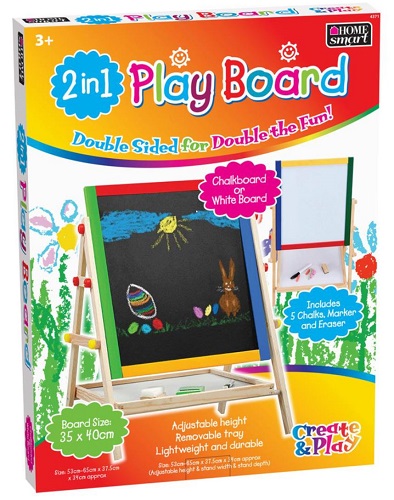 2 in 1 Kids Black Board and White Board Magnetic